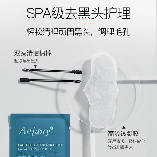 伊芳妮乳糖酸去黑头鼻贴 清洁毛囊收缩毛孔黑头导出液去粉刺鼻膜 商品图2