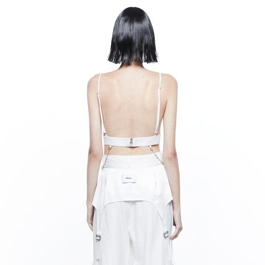 24ans White silky bra/sun top 商品图2