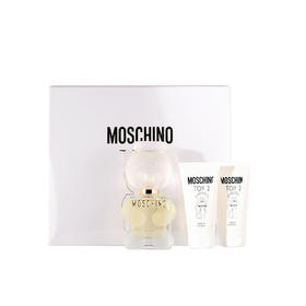 Moschino莫斯奇诺TOY2泰迪小熊香水三件套(香水50ml+沐浴露50ml+身体乳50ml)