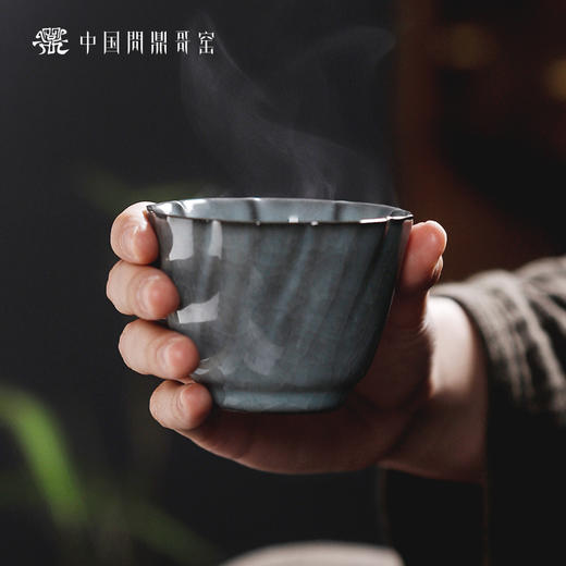 问鼎哥窑锦绣宋纹旋花杯（缺货） 商品图2