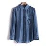 RWQ1301 大气靛蓝优质色泽感 ！OS廓形莱赛尔衬衫 商品缩略图3