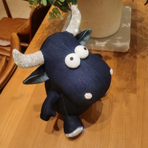 玩偶抱枕摆件 牛仔牛牛 镶钻玩偶 商品图2