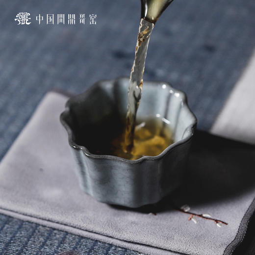 问鼎哥窑锦绣宋纹簪花杯（缺货） 商品图1
