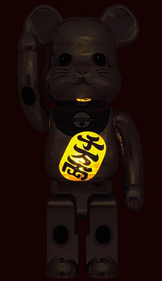 收藏系列 Be@rbrick 1000%系列 千万两 发光金色 商品图3
