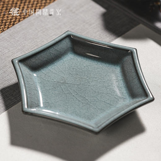 问鼎哥窑锦绣宋纹星芒壶承（缺货） 商品图0