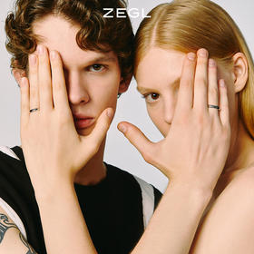 ZEGL925纯银简约情侣戒指一对小众设计2021年新款潮指环食指戒子