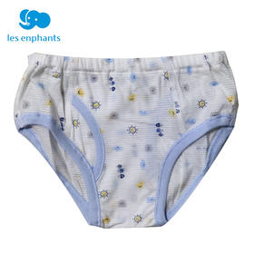 丽婴房-内衣类（夏）D0男童三角內裤海蓝\宝蓝