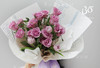 冷美人 19枝紫玫瑰＋3朵郁金香花束 商品缩略图3