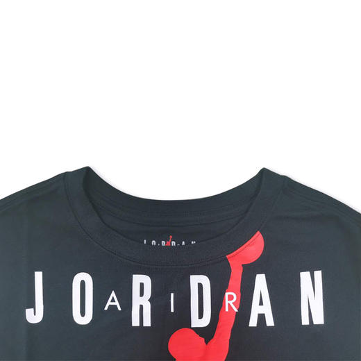 AIR JORDAN乔丹AJ童装夏女童炫彩logo纯棉短袖T恤JD2022016 商品图2