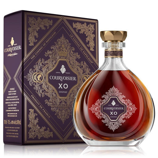 馥华诗（拿破仑Courvoisier） XO干邑白兰地 法国进口洋酒 700ml单瓶装 带盒（新老包装随机发货） 商品图0