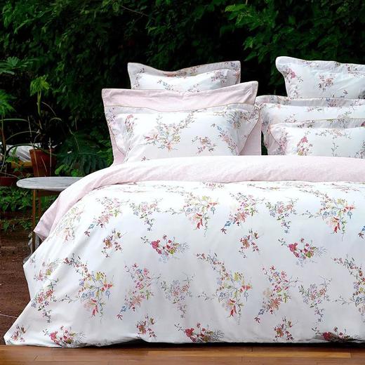 伽罗 JALO 埃及棉印花床品(淡粉缠枝) 商品图2