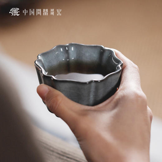 问鼎哥窑锦绣宋纹簪花杯（缺货） 商品图2