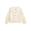 littletime童装女童绣花衬衫2023秋季新款法式翻领春秋款儿童衬衣 商品缩略图4