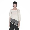 24ans 2021SS Off shoulder knitwear 黑/白 毛衣 商品缩略图0