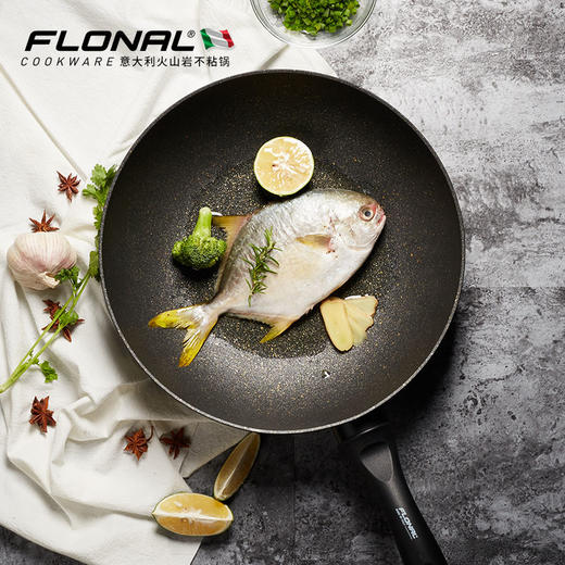 ◇PHIWO329FFlonal黑金系列复底炒锅32cm 商品图4