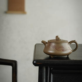 龙德堂陶艺 徐飞制 《华夏九尊·紫烟瑞云》原矿青段 340cc 库存请咨询客服