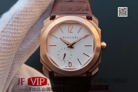 宝格丽OCTO系列102559薄腕表，搭载瑞士2824全自动机械机芯，40毫米直径，意大利牛皮表带，蓝宝石镜面，CNC打磨