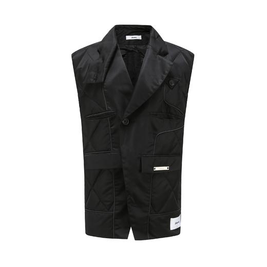 24ans (Ltd edition) Down vest限定款 黑/白羽绒马甲 商品图4