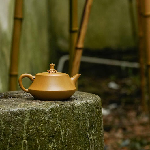 龙德堂陶艺 徐飞制 《华夏九尊系列-骠骑将军》原矿金砂段 270cc 库存请咨询客服 商品图1