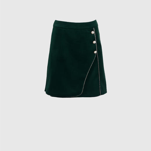 珠链装饰A摆半裙 商品图0