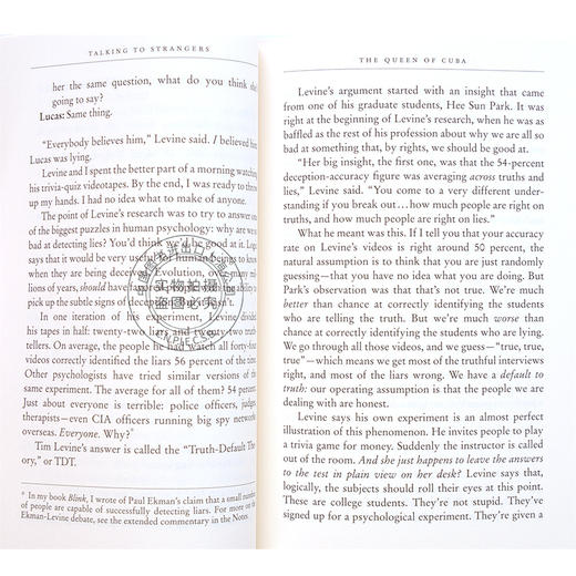 现货 陌生人效应 英文原版 Talking to Strangers 马尔科姆·格拉德威尔 Malcolm Gladwell 纽约客异类 引爆点作者 与陌生人交谈 商品图1