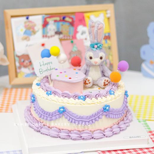 可爱双层星黛露裱花蛋糕 商品图1