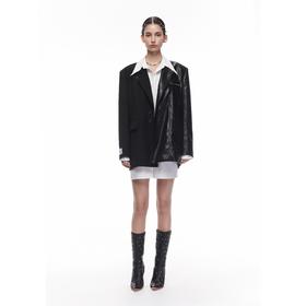 24ans Leather Stitched Suit 又想穿皮衣又想穿西服怎么办