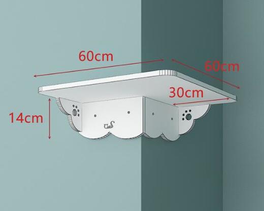 CatS猫家具猫墙系列之墙上跳台 实木生态板猫窝猫咪用品 F包邮 商品图3