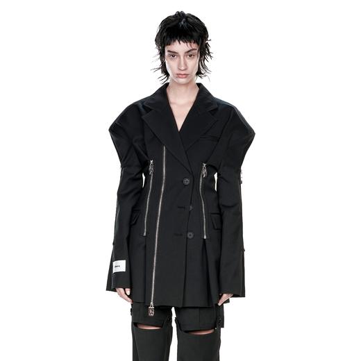 24ans Logo zip denim jacket 拉链西服 商品图2