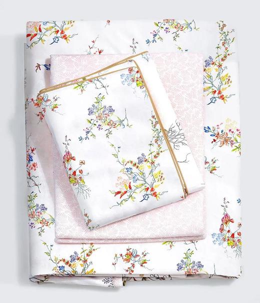 伽罗 JALO 埃及棉印花床品(淡粉缠枝) 商品图0