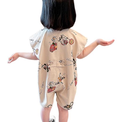 裁缝学苑TG104儿童连体衣纸样女童童装衣服夏婴儿服装打版裁剪图 商品图2