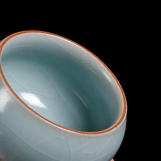 手工禅定杯天青色名茶杯茶道单杯大号汝窑主人杯功夫茶杯陶瓷单个 商品图1