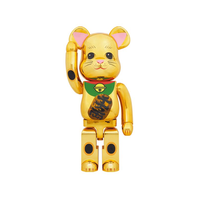 收藏系列 Be@rbrick 1000%系列 千万两 发光金色