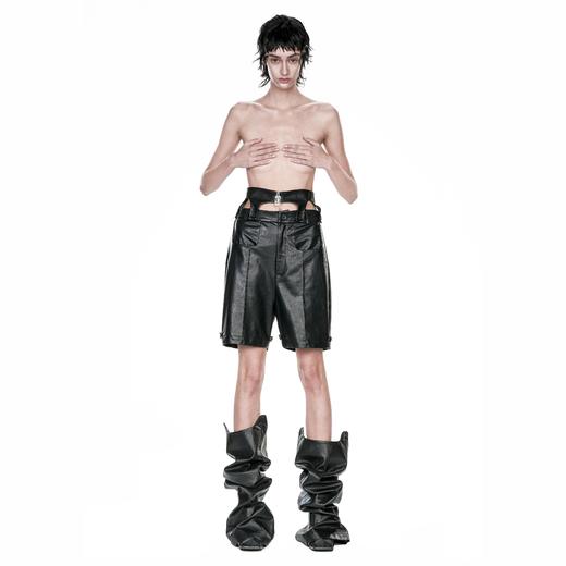 24ans 21ss leather pants 双截多穿裤 商品图3