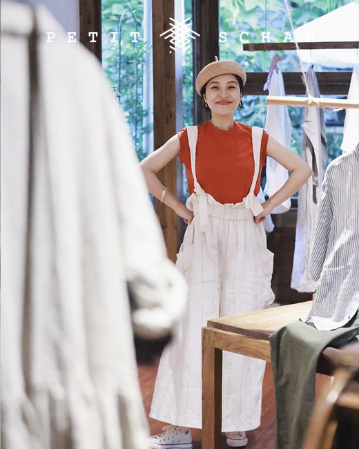 PETIT SCHAN小闪 #029 Teletubbies  天线宝宝 纯天然拉菲草辫撞色人字线设计款画家帽 商品图7