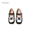 mrbaby女童皮鞋赫本拼接蝴蝶结休闲单鞋秋季新款小中童公主鞋 商品缩略图1