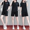 TR-CXJ8826 运动服套装女夏季薄款2021时尚宽松纯棉休闲装洋气减龄短袖两件套 商品缩略图1