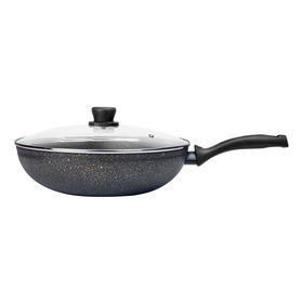 ◇PHIWO329FFlonal黑金系列复底炒锅32cm