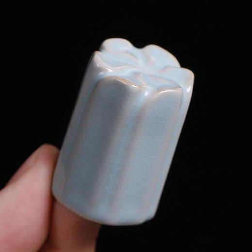 汝窑壶置小号盖托陶瓷茶壶盖子架子家用功夫茶具茶道配件简约复古 商品图2