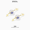 ZEGL设计师泡泡晶球耳环女夏个性小众星星耳坠耳钉925银针耳饰品 商品缩略图3