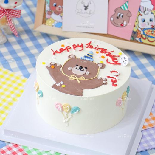 手绘小熊蛋糕 商品图1