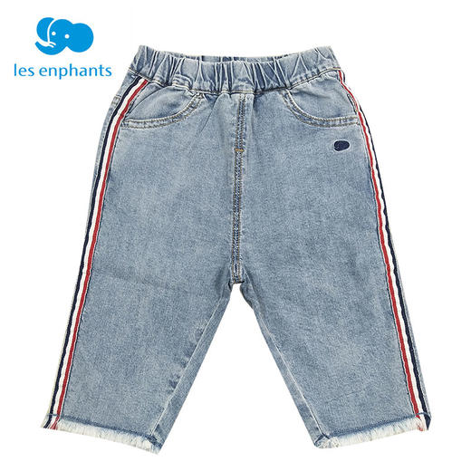 丽婴房-童衣类（夏）D0长裤\吊带裤浅蓝 商品图0