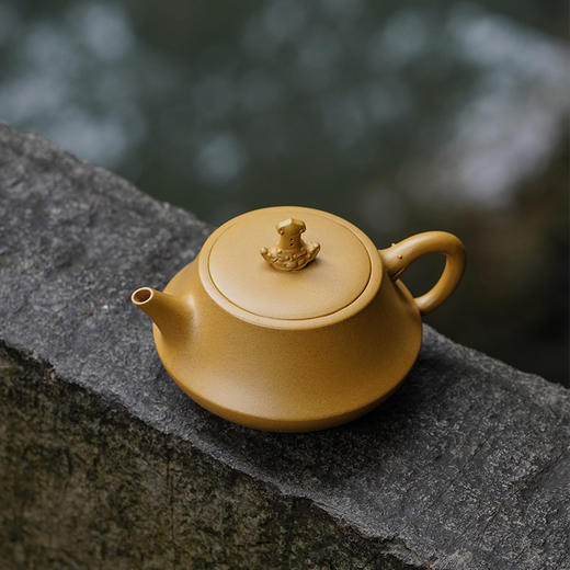 龙德堂陶艺 徐飞制 《华夏九尊系列-骠骑将军》原矿金砂段 270cc 库存请咨询客服 商品图2