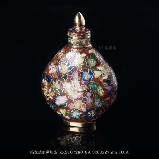 【锦绣】掐丝珐琅鼻烟壶-ZX2107280 商品图0
