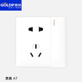 贵派面板 贵雅 A7白 一开五孔