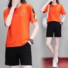 TR-CXJ8826 运动服套装女夏季薄款2021时尚宽松纯棉休闲装洋气减龄短袖两件套 商品缩略图7