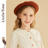 littletime童装女童绣花衬衫2023秋季新款法式翻领春秋款儿童衬衣 商品缩略图3