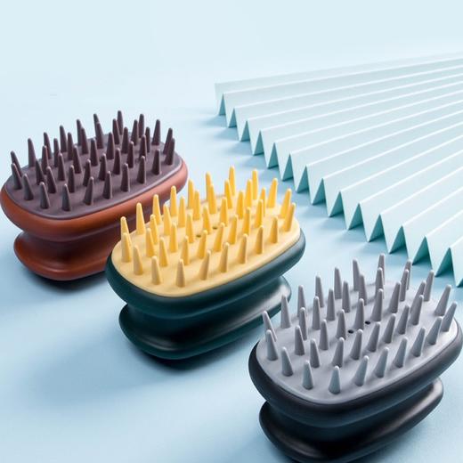 【买一送一！边洗头边按摩】全新按摩洗头刷，干湿两用，头皮头发清洁+按摩，给头皮做个SPA，洗头不伤手不伤甲，硅胶软齿洗头刷！ 商品图6