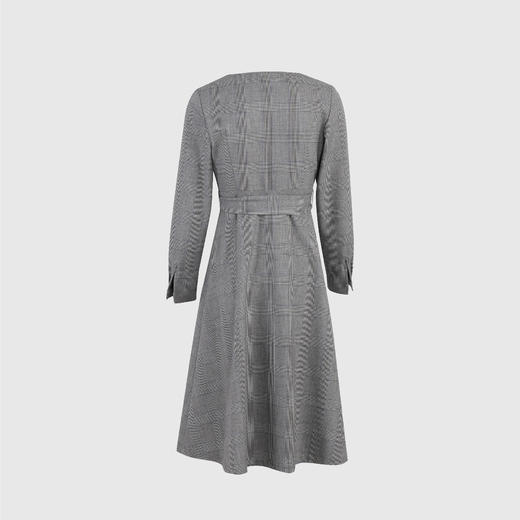 可拆卸两穿方领复古连衣裙（附腰带） 商品图6