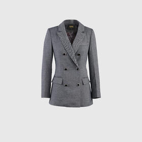 破刀锁边西服外套